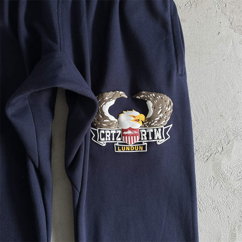 Corteiz Jumpsuit Crtz Dipset Zip Up Hoodie Eagle Print Tracksuit