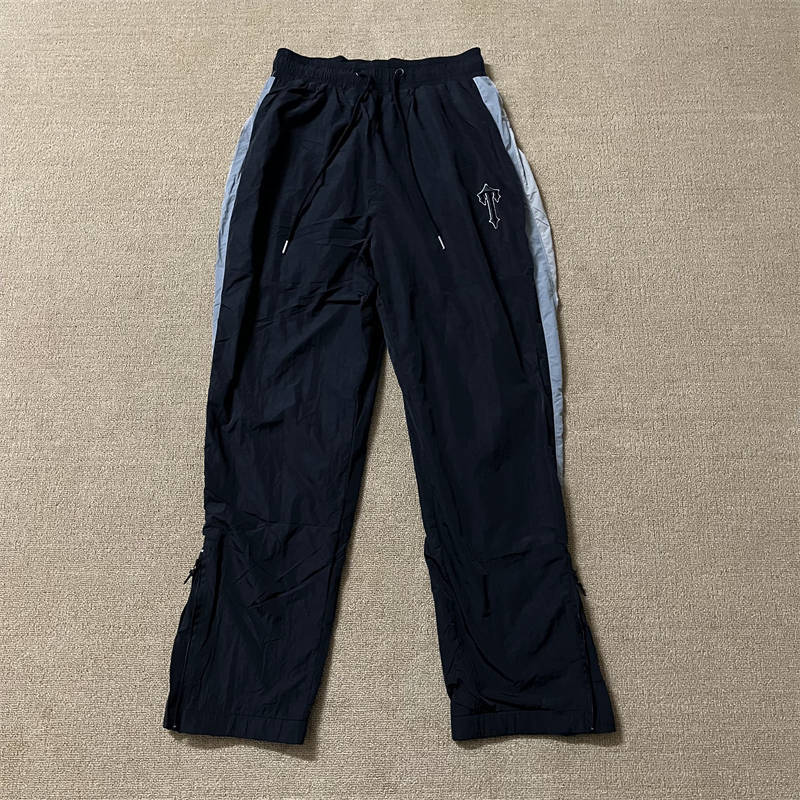 Trapstar Windbreaker Irongate Shellsuit T Windproof Jacket Black Pants Front