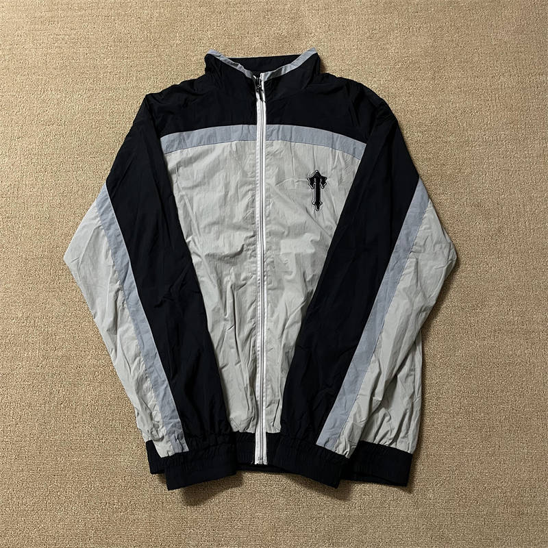 Trapstar Windbreaker Irongate Shellsuit T Windproof Jacket Black Top Front