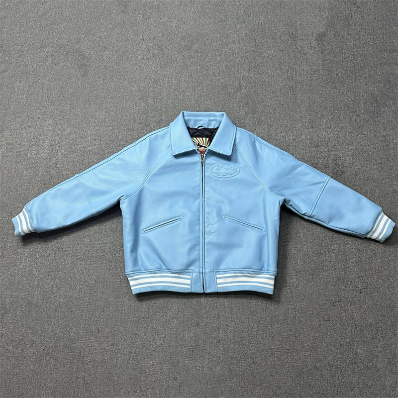 Corteiz Leather Jacket Crtz Alcatraz Uk Drill Hairstyle Coat