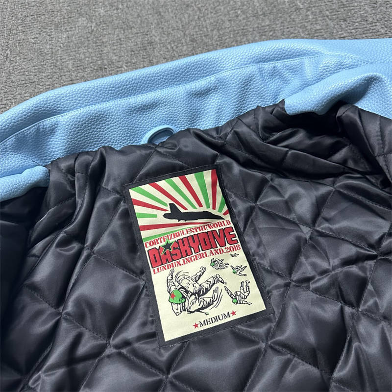 Corteiz Leather Jacket Crtz Alcatraz Uk Drill Hairstyle Coat