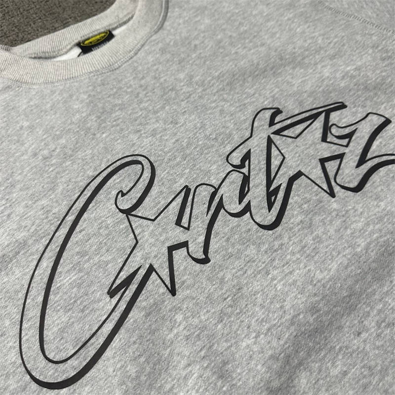 Corteiz Tops Sweatshirt Crtz Letter Print Crew Neck Longsleeve Tee