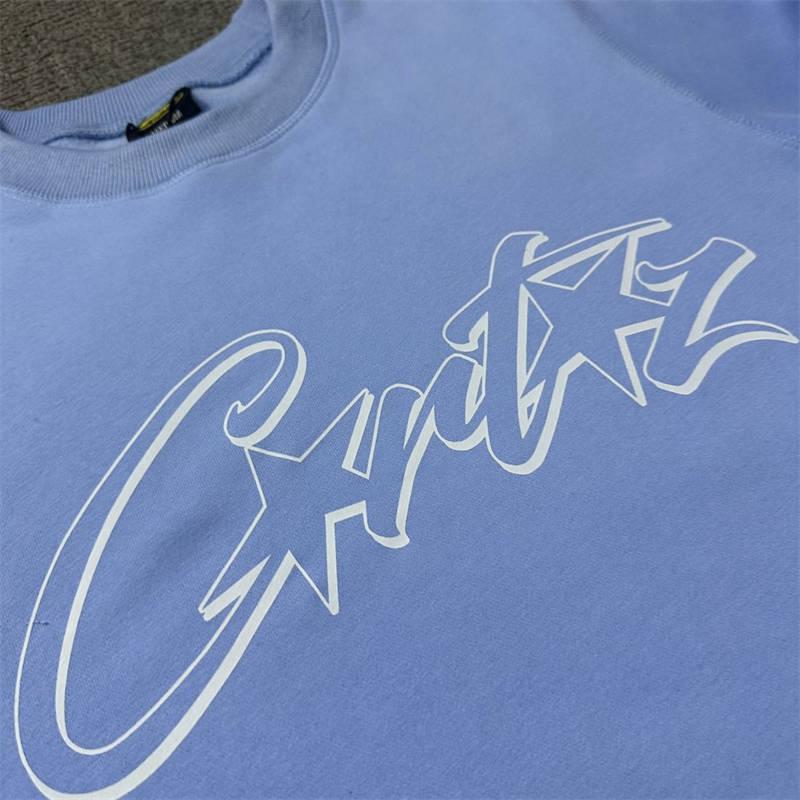 Corteiz Tops Sweatshirt Crtz Letter Print Crew Neck Longsleeve Tee