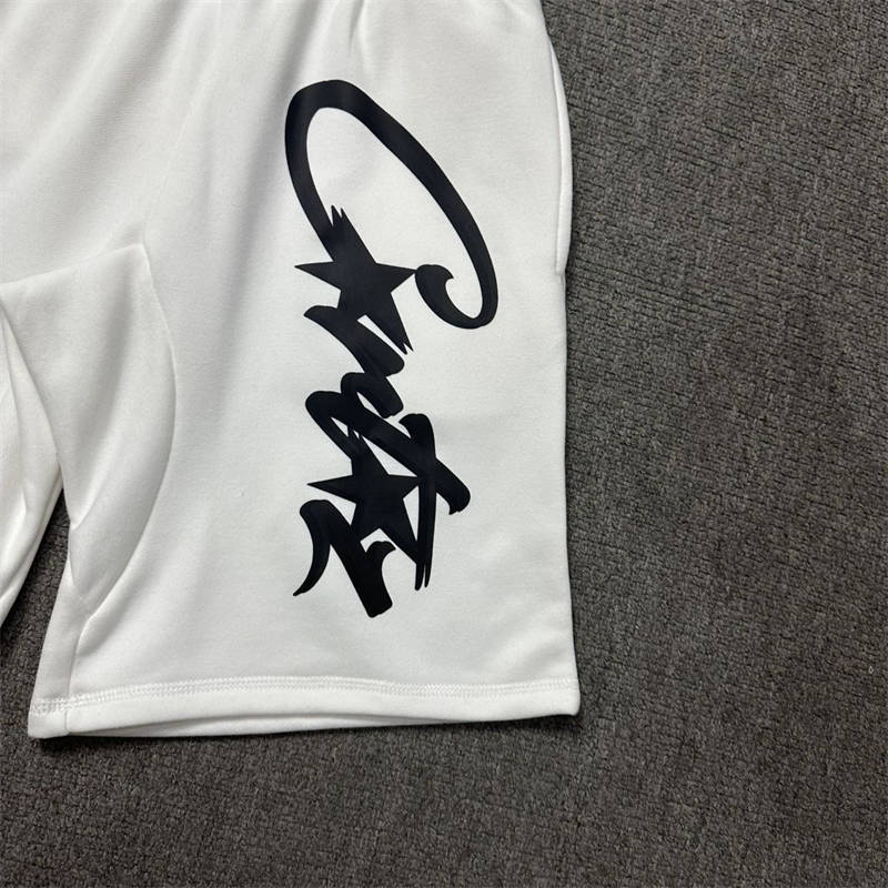 Corteiz Tshirt Longsleeve Crtz Letter Print Sweatshirt and Shorts