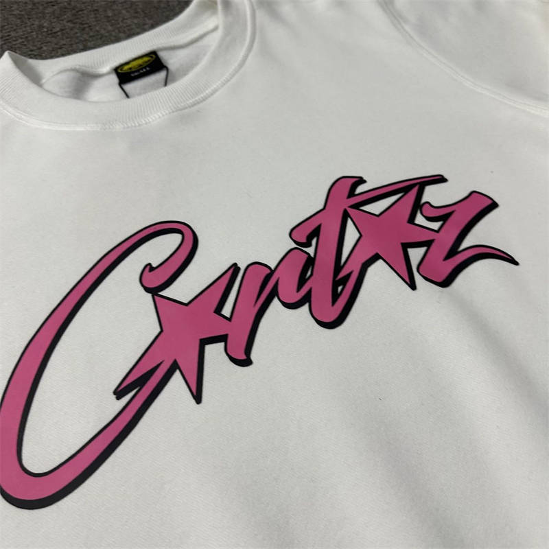 Corteiz Tshirt Longsleeve Crtz Letter Print Sweatshirt and Shorts