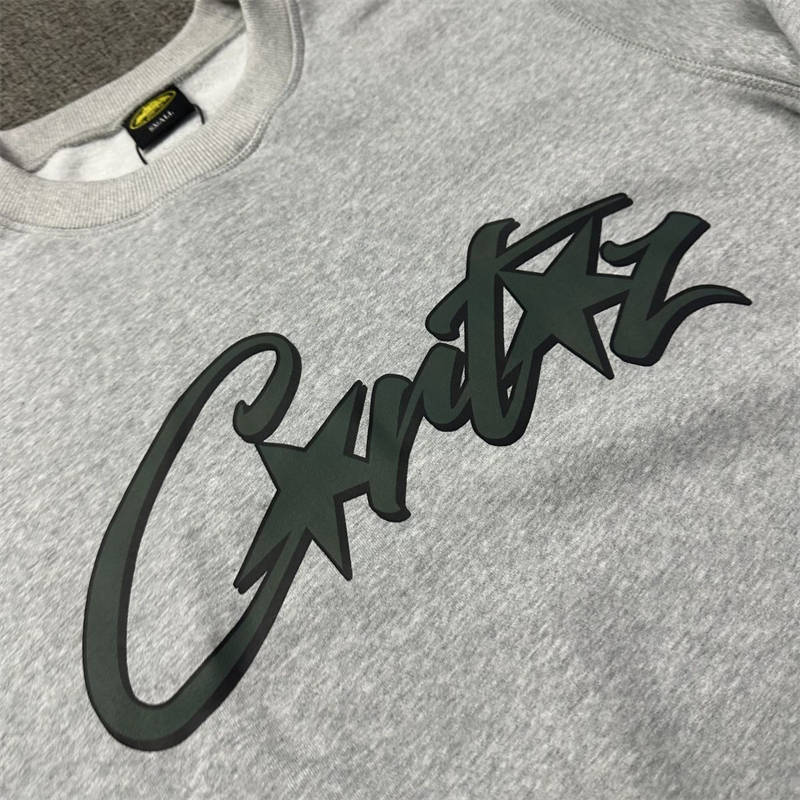 Corteiz Tshirt Longsleeve Crtz Letter Print Sweatshirt and Shorts