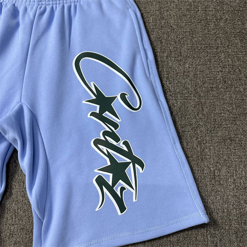 Corteiz Tshirt Longsleeve Crtz Letter Print Sweatshirt and Shorts