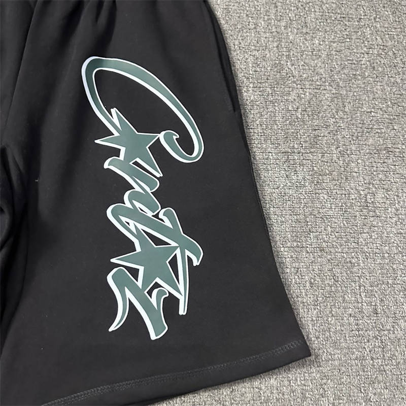 Corteiz Tshirt Longsleeve Crtz Letter Print Sweatshirt and Shorts