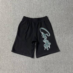 Black Green Shorts