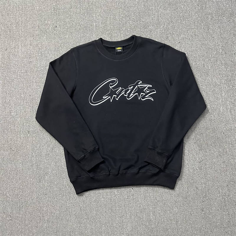 Corteiz Tops Sweatshirt Crtz Letter Print Crew Neck Longsleeve Tee