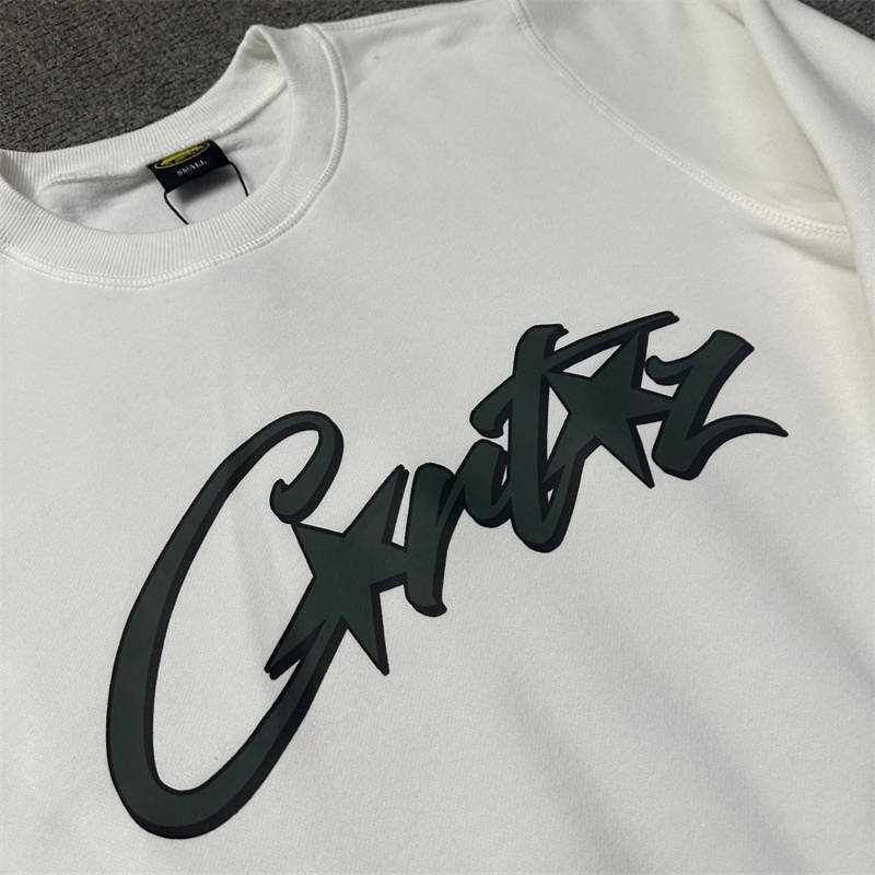 Corteiz Tshirt Longsleeve Crtz Letter Print Sweatshirt and Shorts