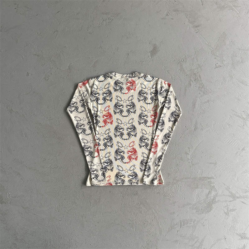 Corteiz Top Women's Tiger Mesh Long Sleeve Crtz Knitwear