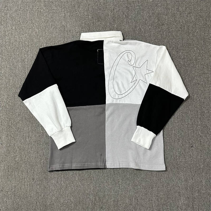 Corteiz Rugby Shirt Crtz C Star Polo Long Sleeve Top