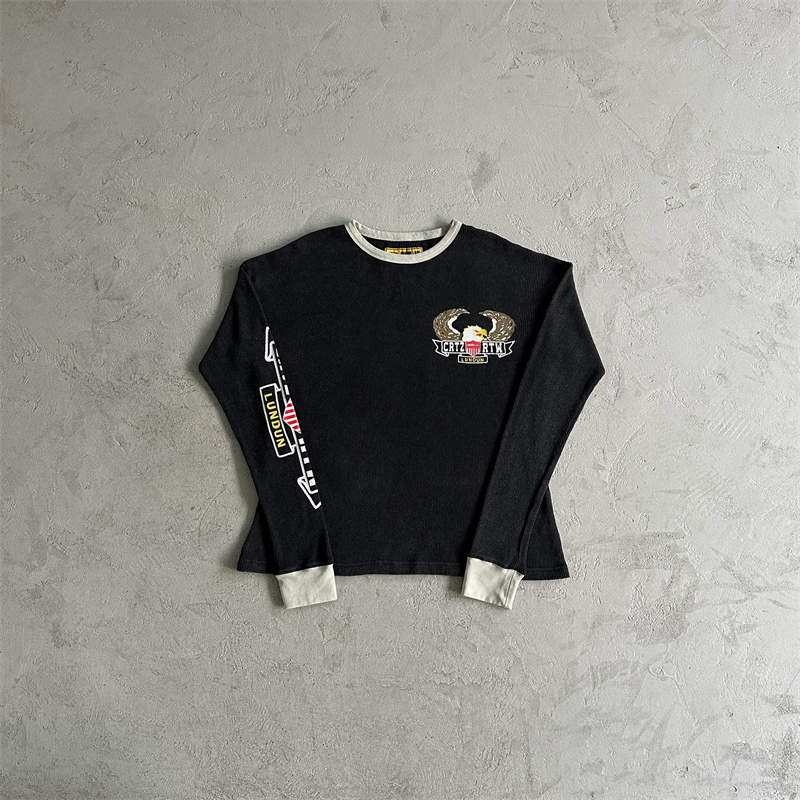 Corteiz London Dipset Waffle Longsleeve Crtz Rtw Eagle Knit Top