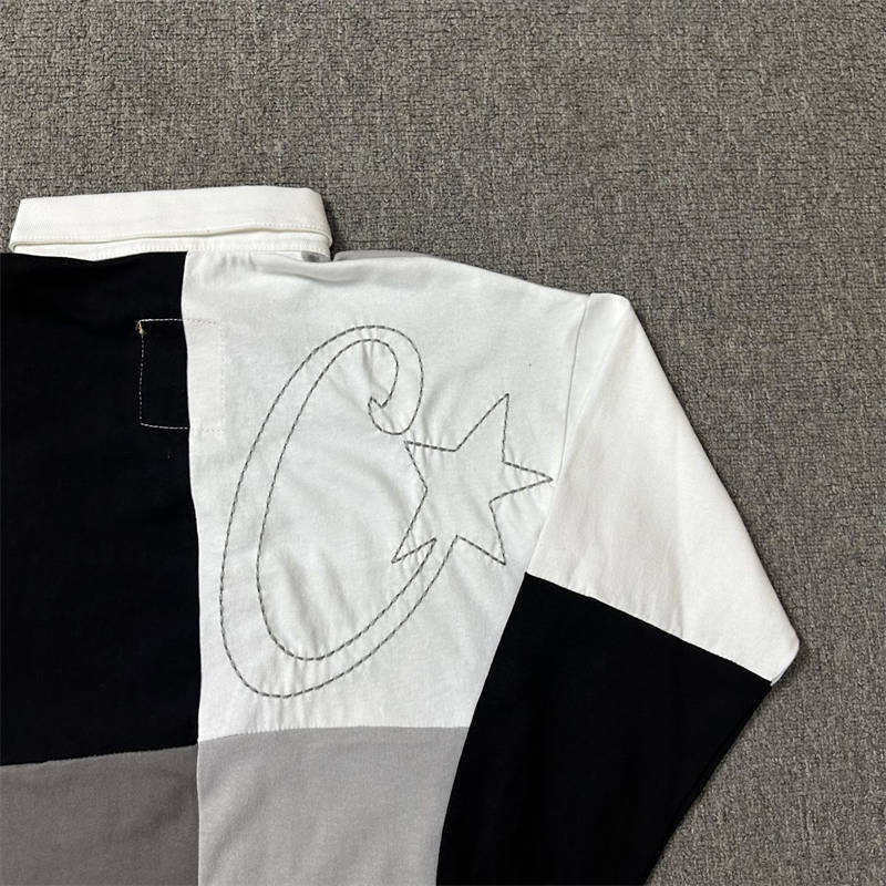 Corteiz Rugby Shirt Crtz C Star Polo Long Sleeve Top
