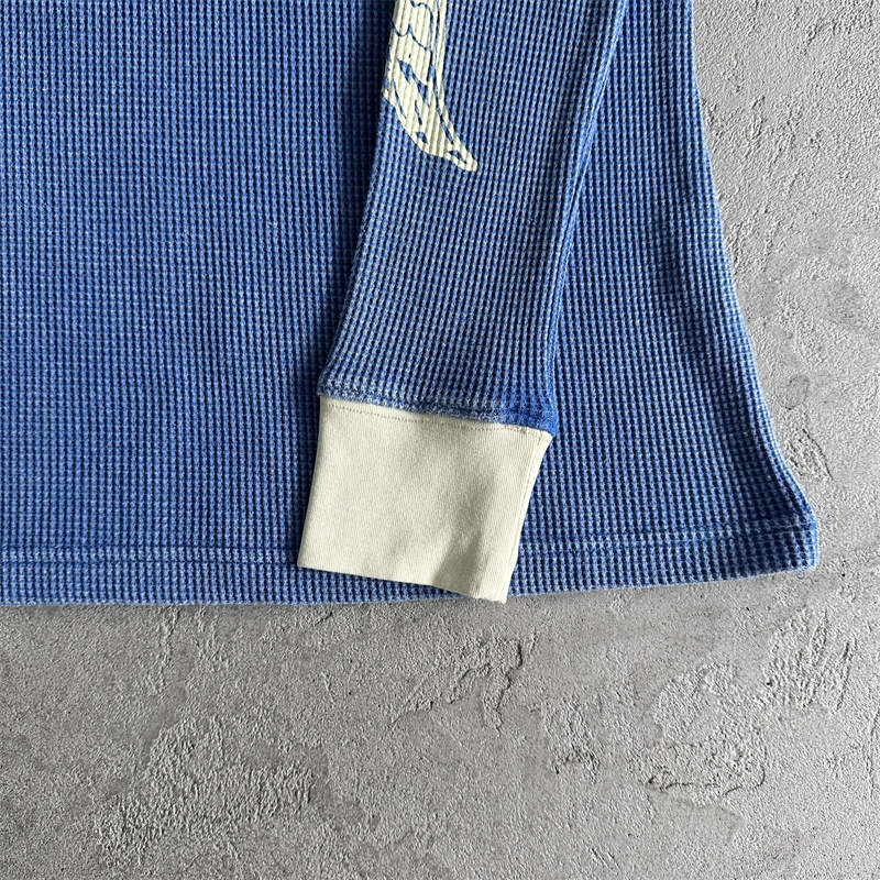 Corteiz Knit Shirt Crtz Gasolina Waffle Longsleeve Top