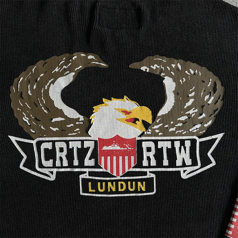 Corteiz London Dipset Waffle Longsleeve Crtz Rtw Eagle Knit Top