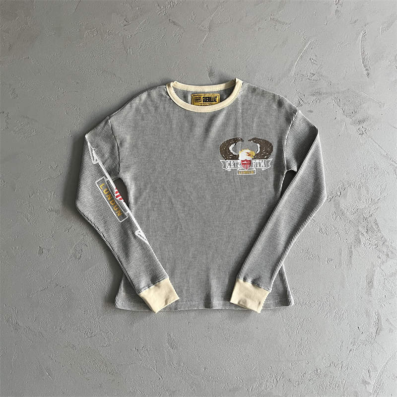 Corteiz London Dipset Waffle Longsleeve Crtz Rtw Eagle Knit Top