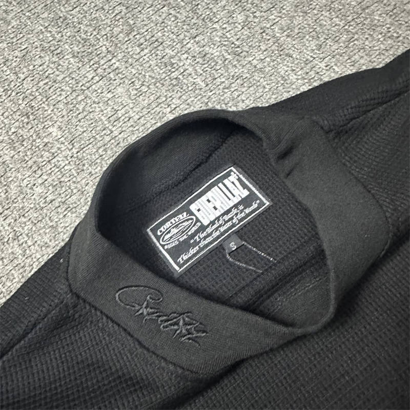 Corteiz Alcatraz Top Waffle Longsleeve Crtz Knit Jumpers