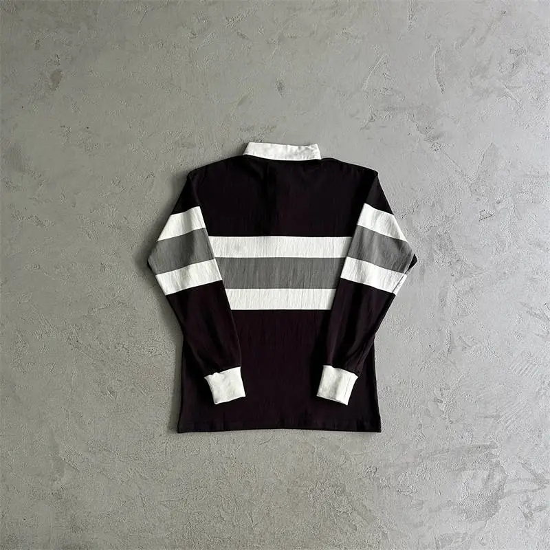 Corteiz Rugby Shirt Men's Long Sleeve Tops Crtz Lapel Tshirt