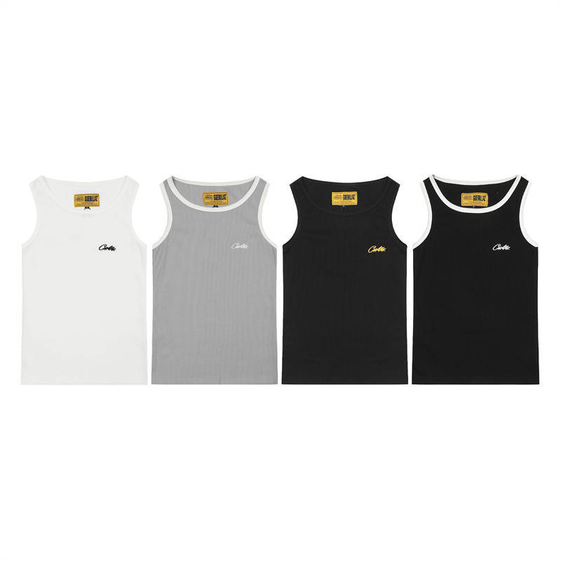 Corteiz Tank Top Mens Crtz Contrast Allstarz Vest Collection Front