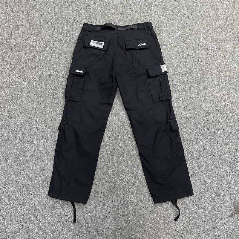 Corteiz Cargos Pants Crtz Alcatraz Logo Print Trousers Collection