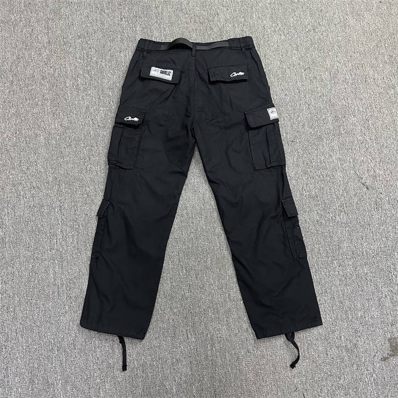 Corteiz Cargos Pants Crtz Alcatraz Logo Print Trousers Collection