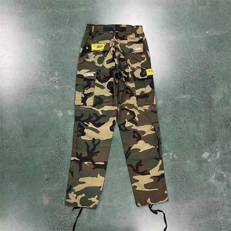 Corteiz Cargos Pants Crtz Alcatraz Logo Print Trousers Collection