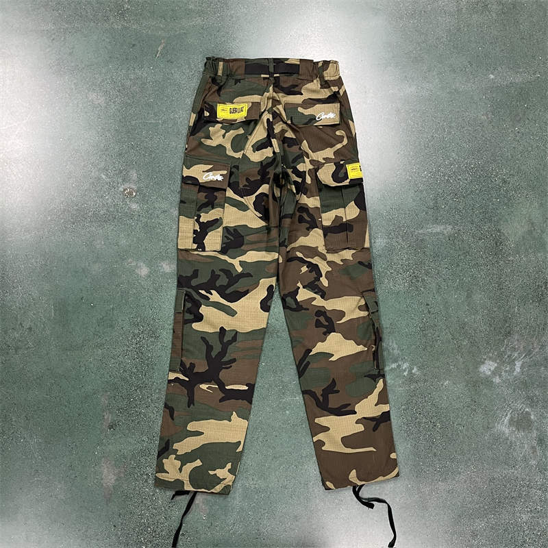Corteiz Cargos Pants Crtz Alcatraz Logo Print Trousers Collection