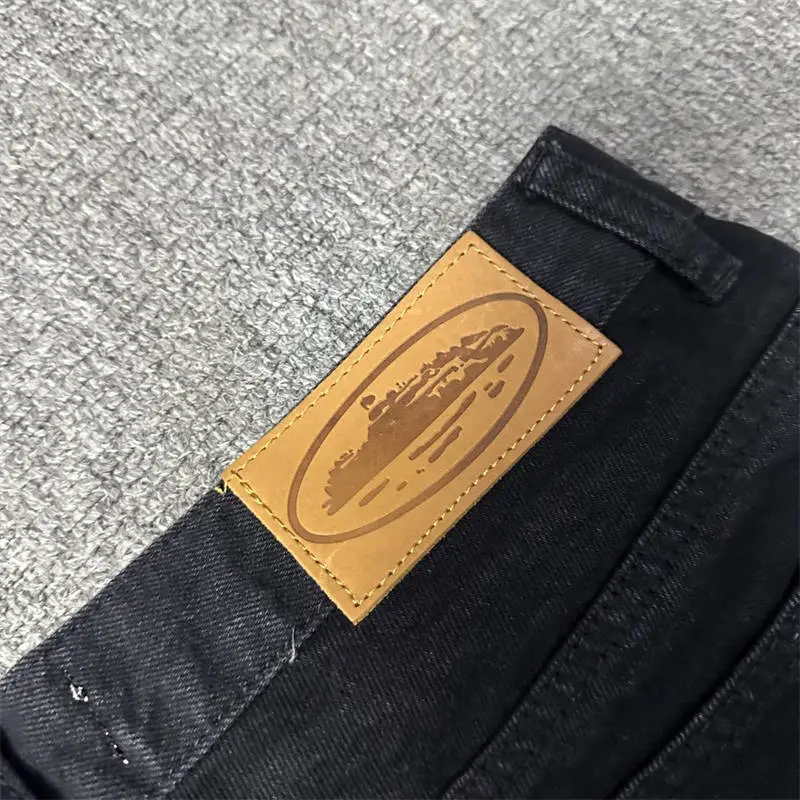 Corteiz Jeans Alcatraz Print Pants Crtz Baggy Denim Trousers