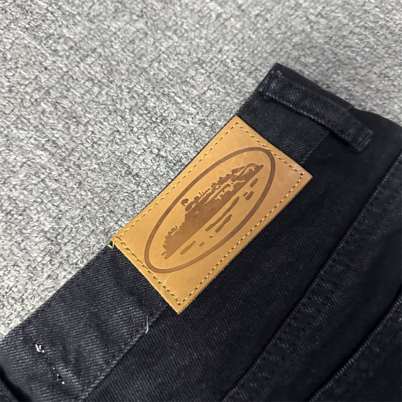 Corteiz Jeans Alcatraz Print Pants Crtz Baggy Denim Trousers