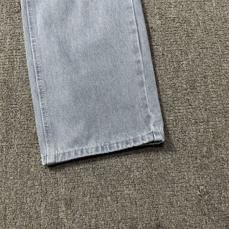 Corteiz Jeans Alcatraz Print Pants Crtz Baggy Denim Trousers