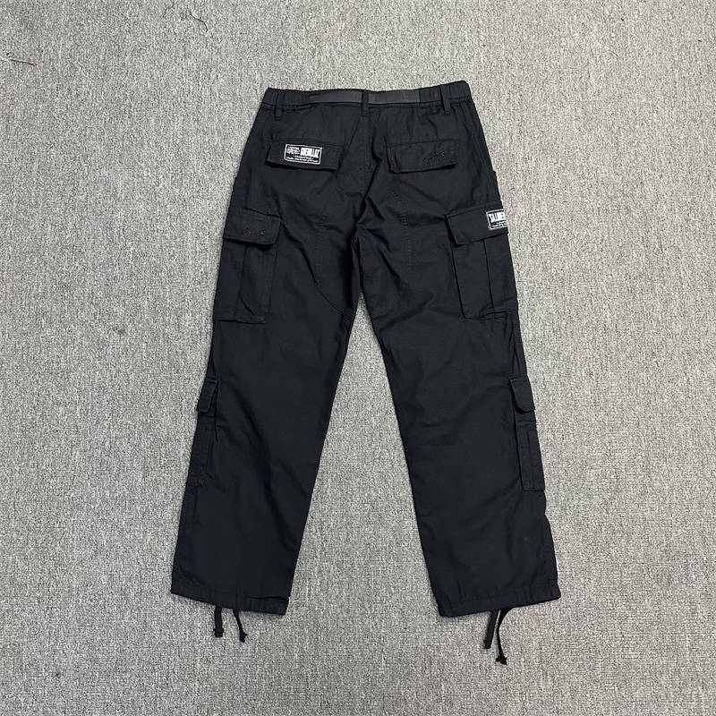 Corteiz Cargos Pants Crtz Alcatraz Logo Print Trousers Collection