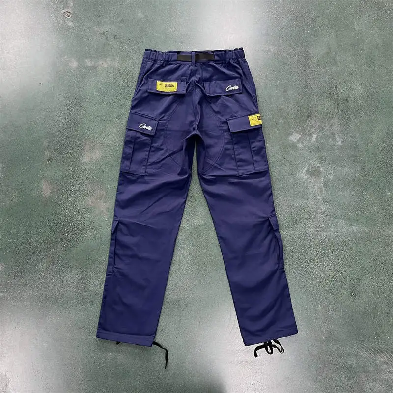 Corteiz Cargos Pants Crtz Alcatraz Logo Print Trousers Collection