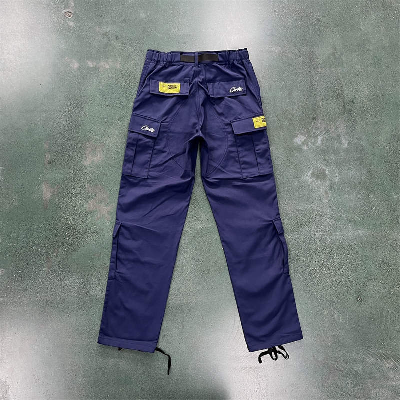 Corteiz Cargos Pants Crtz Alcatraz Logo Print Trousers Collection