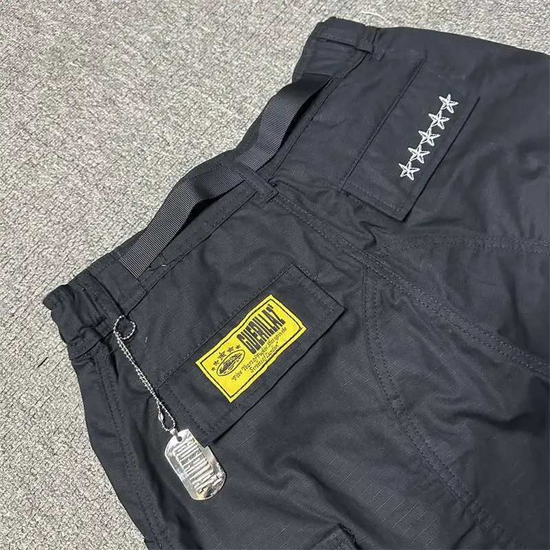 Corteiz Cargos Pants Crtz Alcatraz Logo Print Trousers Collection