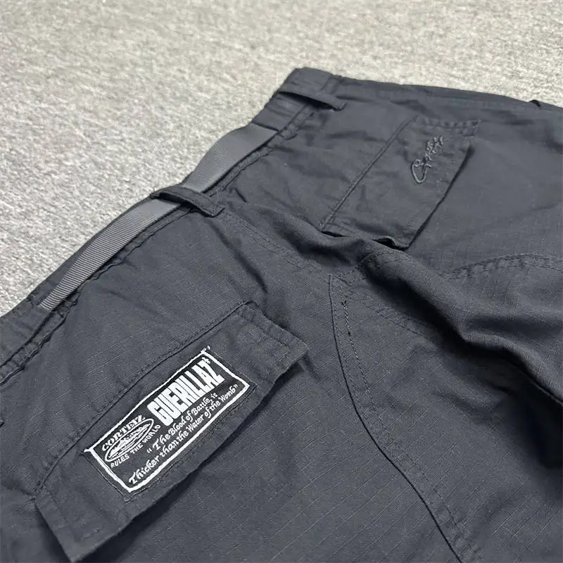Corteiz Cargos Pants Crtz Alcatraz Logo Print Trousers Collection