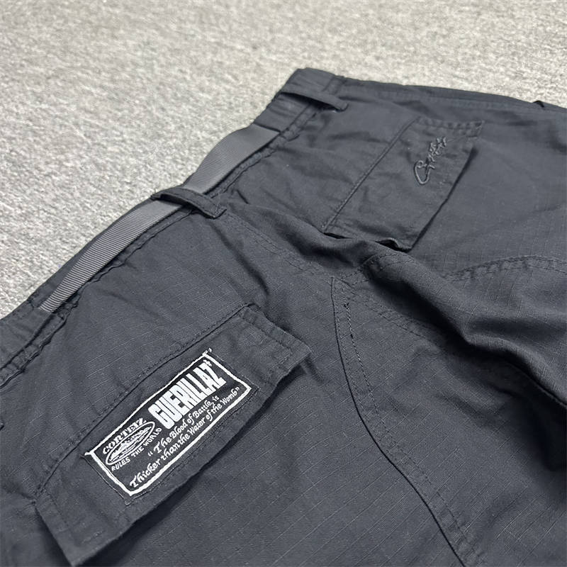 Corteiz Cargos Pants Crtz Alcatraz Logo Print Trousers Collection