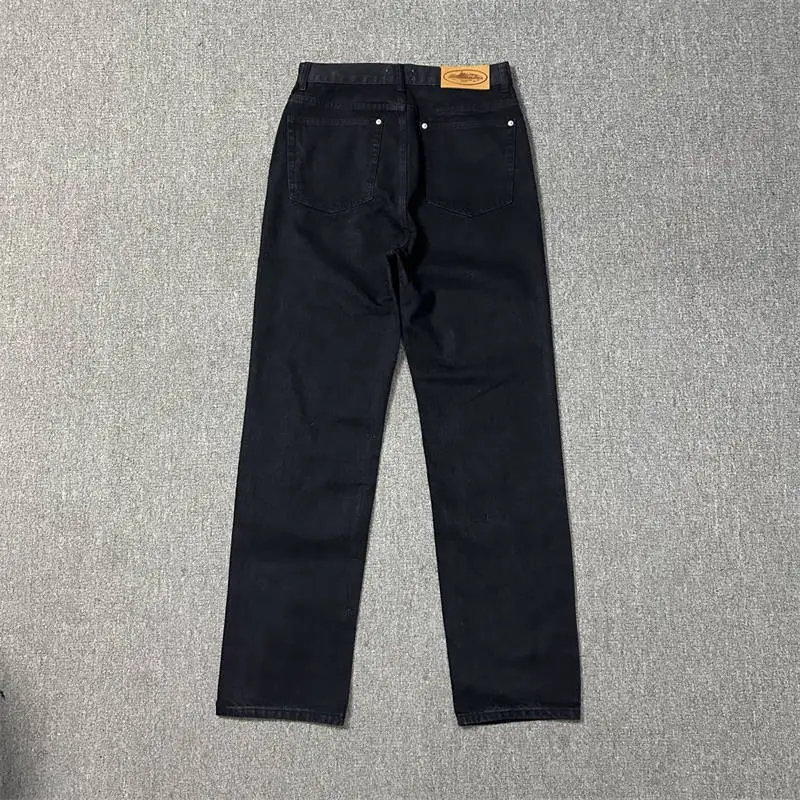 Corteiz Jeans Alcatraz Print Pants Crtz Baggy Denim Trousers