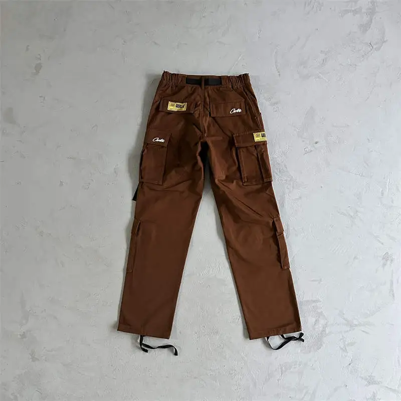 Corteiz Cargos Pants Crtz Alcatraz Logo Print Trousers Collection