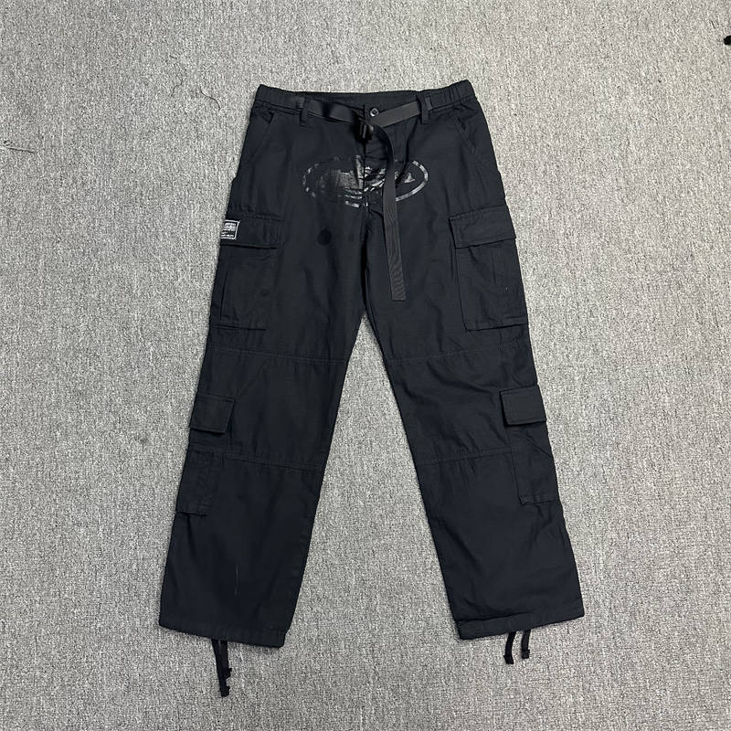 Corteiz Cargos Pants Crtz Alcatraz Logo Print Trousers Collection