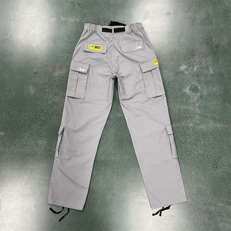 Corteiz Cargos Pants Crtz Alcatraz Logo Print Trousers Collection