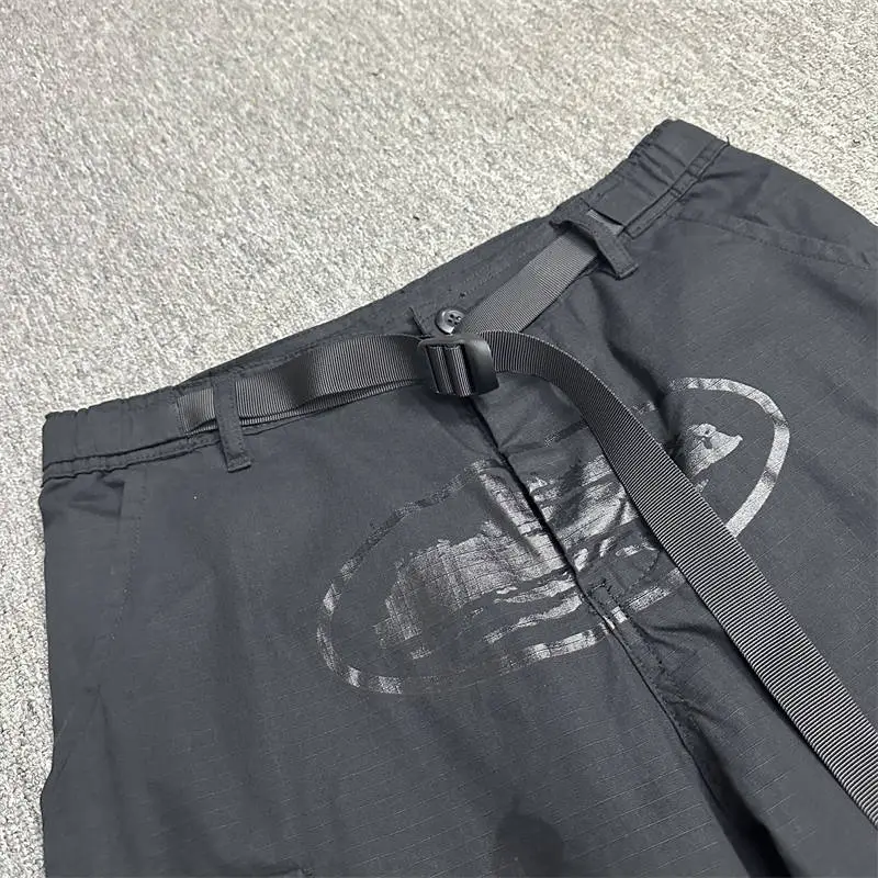 Corteiz Cargos Pants Crtz Alcatraz Logo Print Trousers Collection