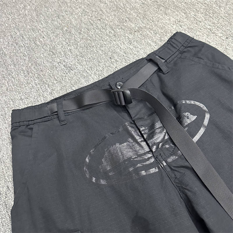 Corteiz Cargos Pants Crtz Alcatraz Logo Print Trousers Collection