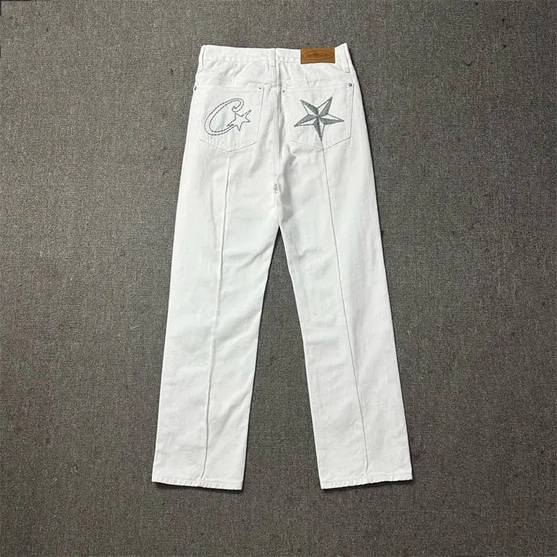 Corteiz Denim Jeans Crtz Alcatraz C Star Pants Collection