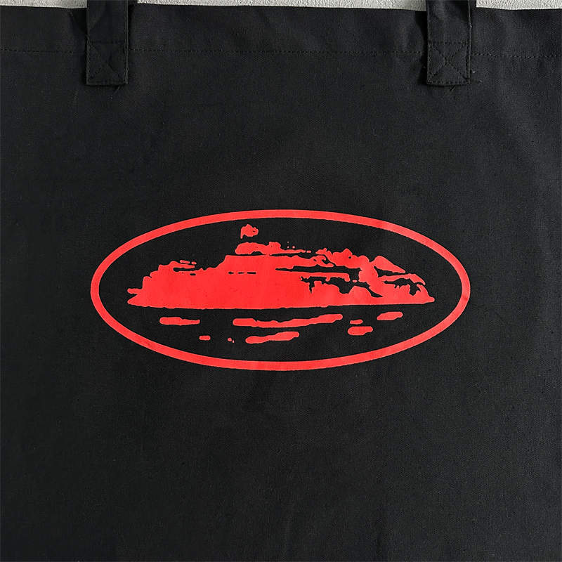 Corteiz Tote Bag Crtz Alcatraz Print Single Shoulder Bags