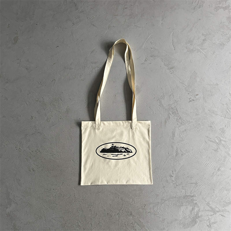 Corteiz Tote Bag Crtz Alcatraz Print Single Shoulder Bags