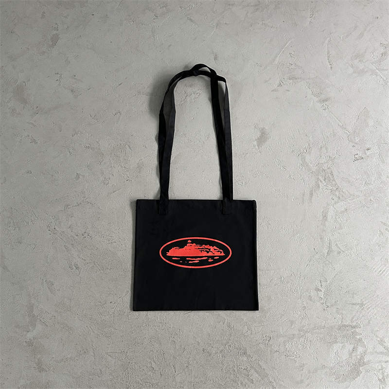 Corteiz Tote Bag Crtz Alcatraz Print Single Shoulder Bags