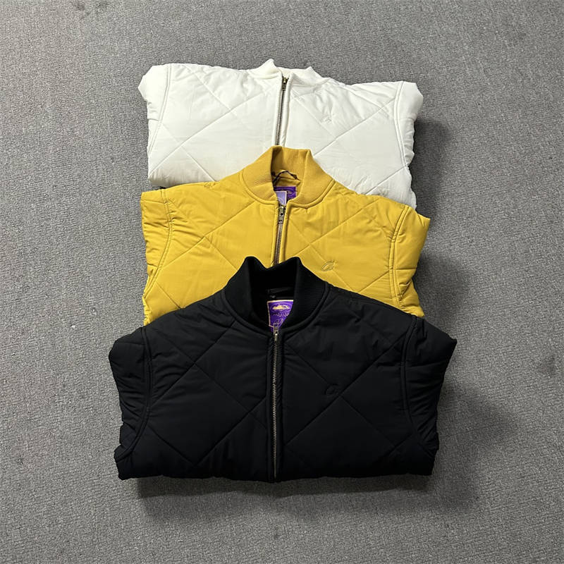 Corteiz Puffer Crtz Olde English Quilted Bomber Jacket