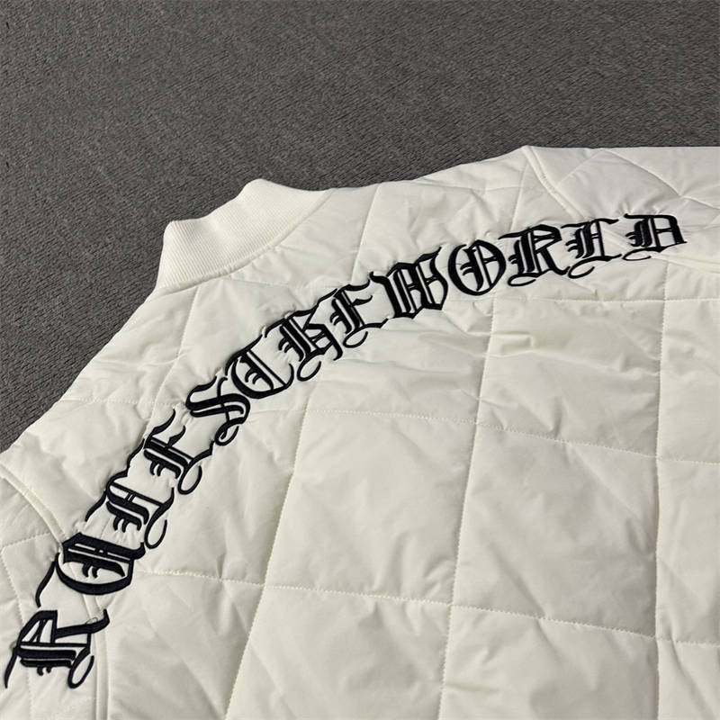 Corteiz Puffer Crtz Olde English Quilted Bomber Jacket